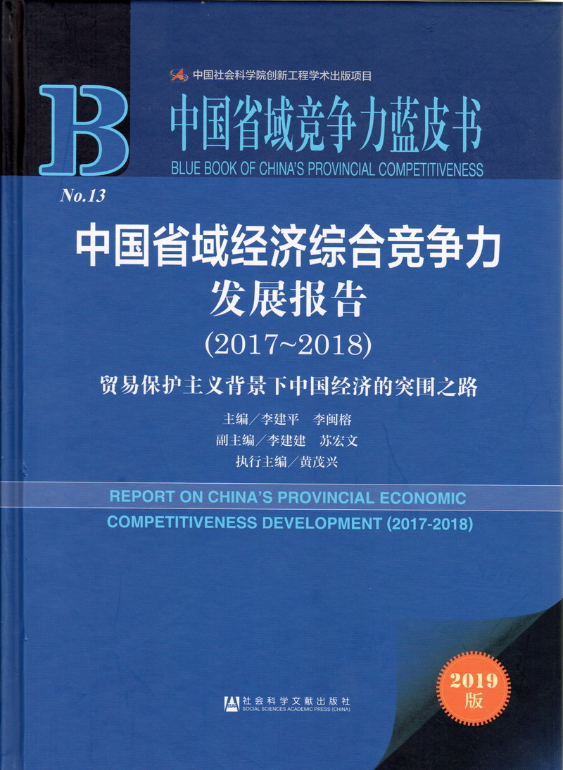 国产日妣中国省域经济综合竞争力发展报告（2017-2018）